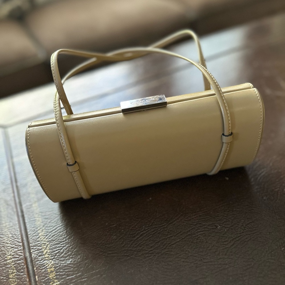 Elegant Cream Designer Handbag
